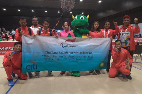 Indonesia raih empat medali emas dalam Kejuaraan Dunia Para-Badminton