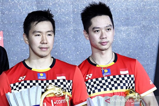 Marcus/Kevin  melangkah ke babak dua Denmark Open