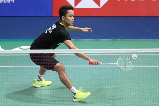 Ginting catat kemenangan pertama di penyisihan BWF Finals