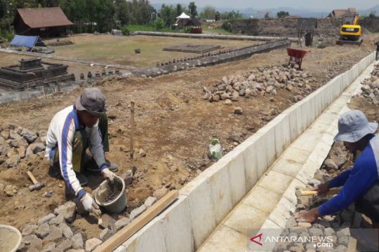 BPCB bangun drainase di sekitar Situs Liyangan