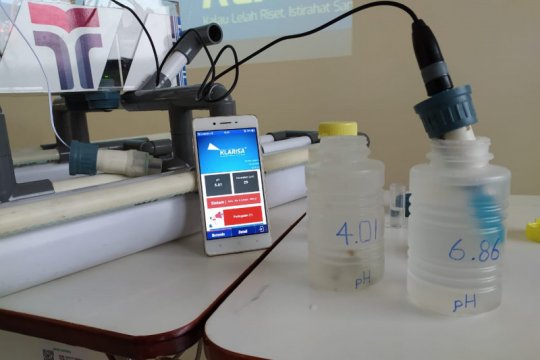 Mahasiswa ITTP merancang teknologi pemantau pertumbuhan udang