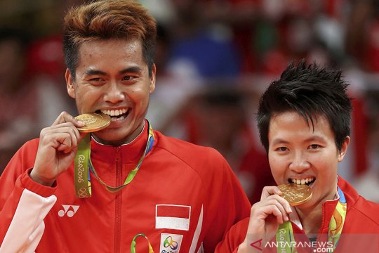 Tontowi beri motivasi perjuangan atlet di Olimpiade Tokyo