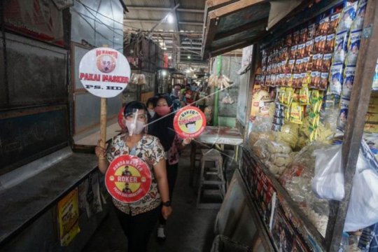 Himbauan untuk mengenakan masker di pasar Page 1 Small