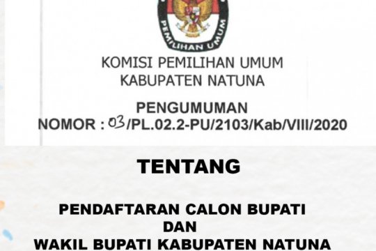 Pengumuman KPU Natuna Page 2 Small