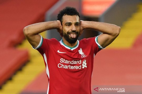 Salah hattrick, Liverpool susah payah atasi Leeds 4-3