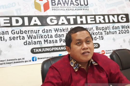 Bawaslu Kepri minta saksi Paslon diperiksa dengan rapid test