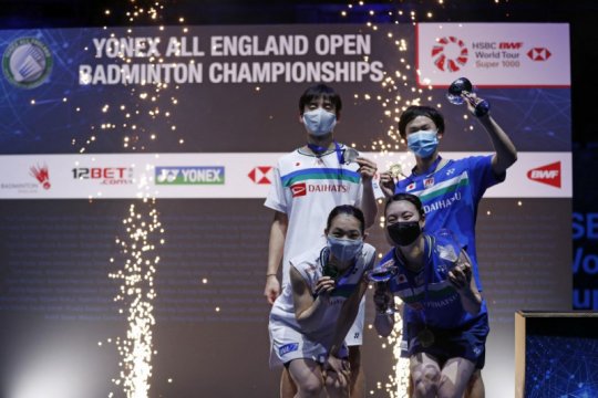 Jepang raih empat gelar juara All England 2021