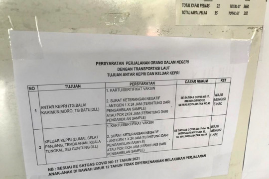 Pelabuhan Sekupang mulai ramai, kapal kembali  berlayar Page 2 Small