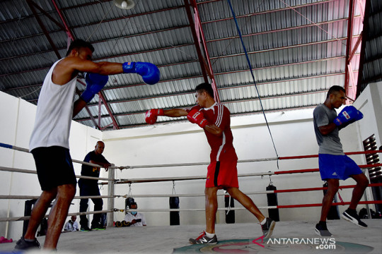 FOTO - Persiapan Petinju Maluku Jelang PON Papua, Jaga Tradisi Medali Emas