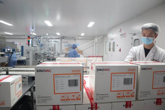 Produksi vaksin COVID-19 Sinovac