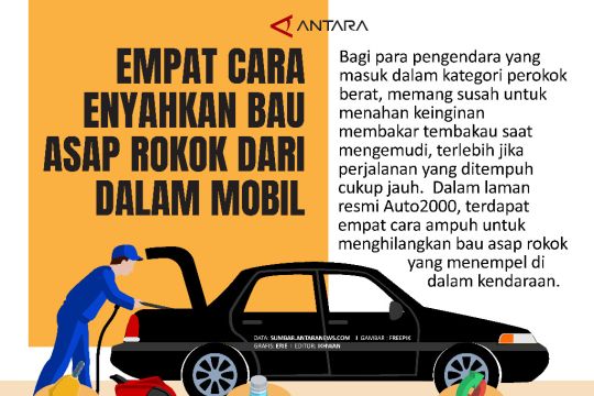 EMPAT CARA ENYAHKAN BAU ASAP ROKOK DARI DALAM MOBIL