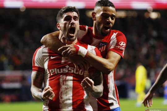 Atletico tundukkan Cadiz dengan skor 2-1