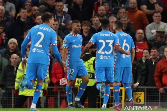 Atletico Madrid singkirkan MU dari Liga Champion