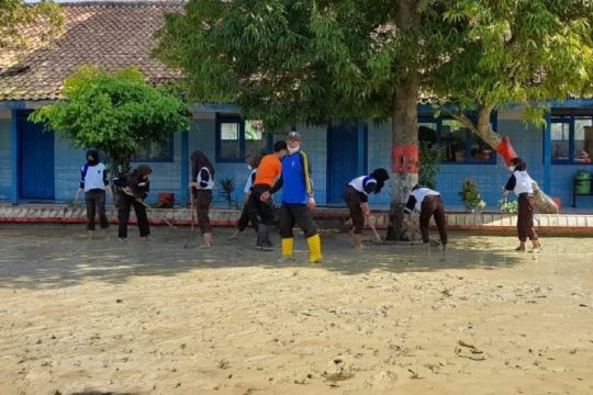 Banjir di Kabupaten Grobogan mulai surut