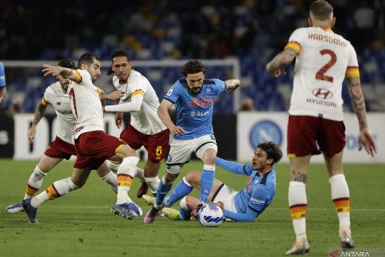 Napoli bermain imbang 1-1 lawan Roma