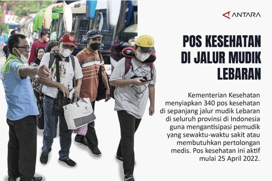 Pos kesehatan di jalur mudik Lebaran