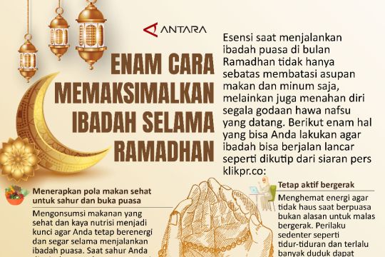 Enam cara memaksimalkan ibadah selama Ramadhan