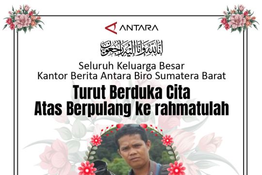 Jurnalis LKBN Antara Sumbar Hendra Agusta tutup usia