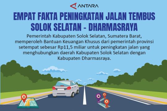 EMPAT FAKTA PENINGKATAN JALAN TEMBUS SOLOK SELATAN - DHARMASRAYA