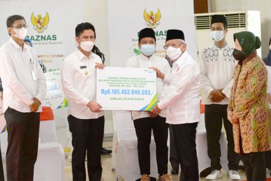 Wapres kembali serahkan manfaat BPJAMSOSTEK Rp2,2 miliar
