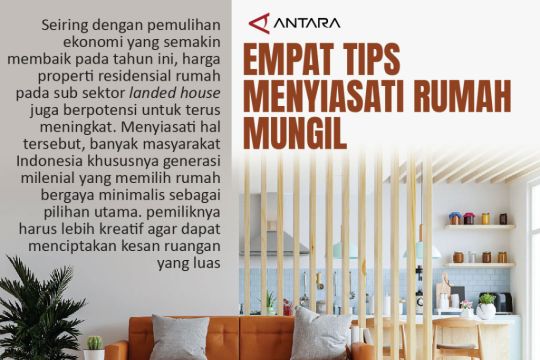 EMPAT TIPS MENYIASATI RUMAH MUNGIL