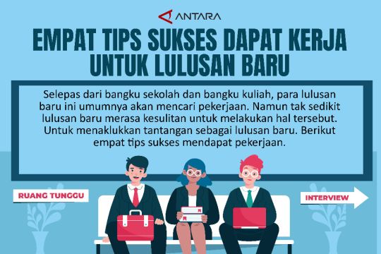 Empat tips sukses dapat kerja untuk lulusan baru