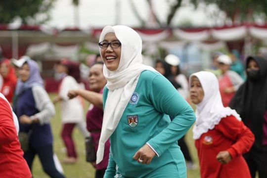 PKK Kota Magelang selenggarakan senam sehat lansia