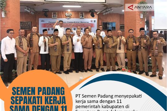 Semen Padang sepakati kerjasama dengan 11 Kabupaten