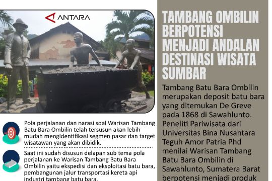 Tambang Ombilin Berpotensi menjadi andalan destinasi Wisata Sumbar