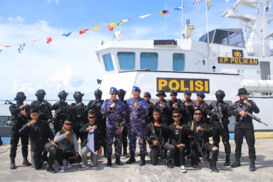 Uji Pengananan Pemilu di Perairan Kaltara