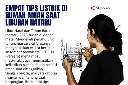 Empat tips listrik di rumah aman saat liburan nataru