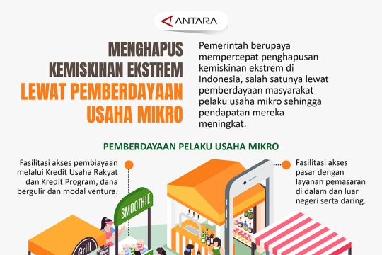 Menghapus kemiskinan ekstrem lewat pemberdayaan usaha mikro