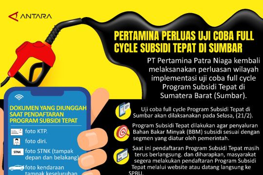 Pertamina perluas uji coba full cycle subsidi tepat di Sumbar