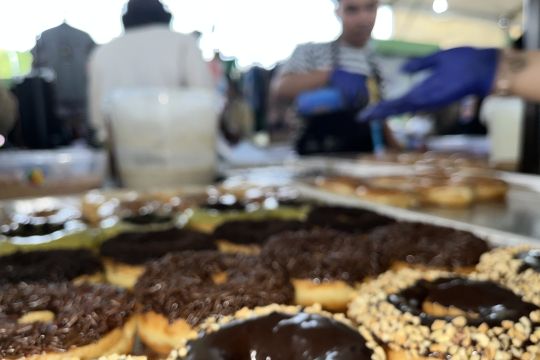Donat viral hingga hati pari juadah mengiurkan di Bazar Ramadhan Masjid Mujahiddin
