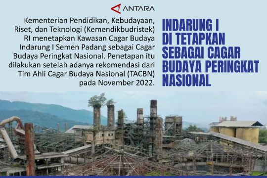 Indarung I di tetapkan sebagai cagar budaya peringkat nasional