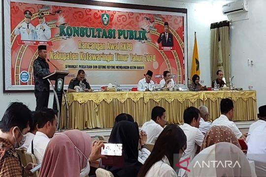 DPRD dukung konsultasi publik untuk penyempurnaan perencanaan pembangunan Kotim