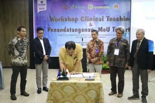Kedokteran UMP gelar workshop "Clinical Teaching" dan penandatanganan MoU Tripartit
