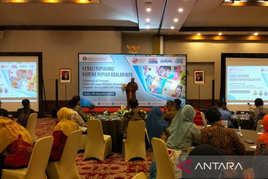 BI harapkan guru-guru di Kota Solo ajak siswa cinta, bangga dan paham rupiah