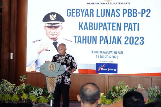 Seluruh wajib pajak delapan kecamatan di Pati lunas PBB