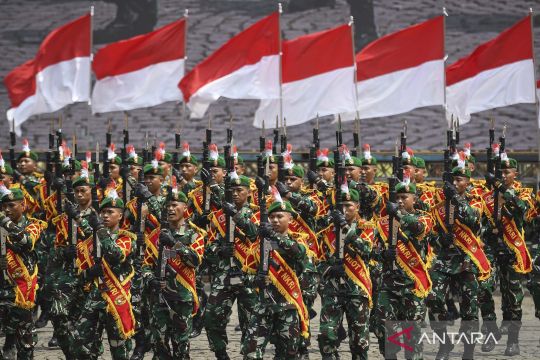 Gladi Bersih HUT ke-78 TNI
