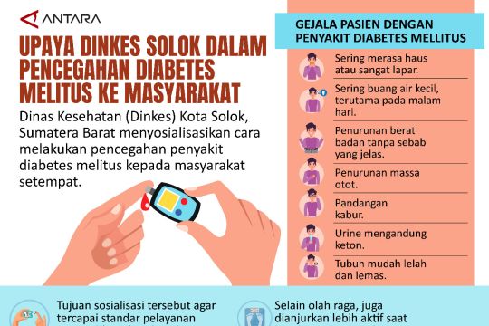 Upaya Dinkes Solok dalam pencegahan diabetes melitus ke masyarakat