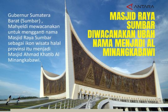 Masjid Raya Sumbar diwacanakan ubah nama menjadi Al Minangkabawi