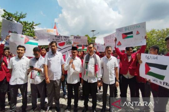 Universitas Muhammadiyah Palangkaraya gelar aksi bela Palestina
