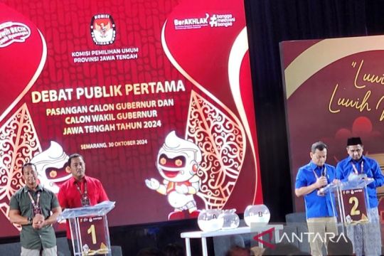 Debat perdana Pilgub Jateng dimulai