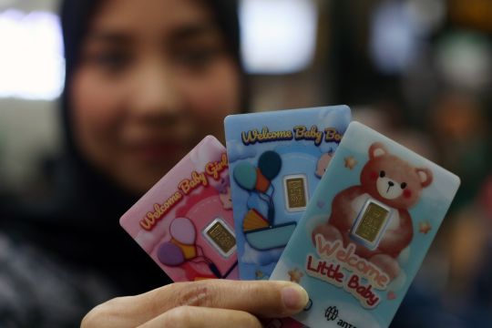 Bursa harga emas di Pegadaian hari ini, naik tipis
