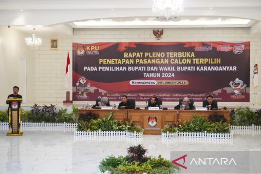 Paslon terpilih Pilkada Karanganyar tak hadiri penetapan