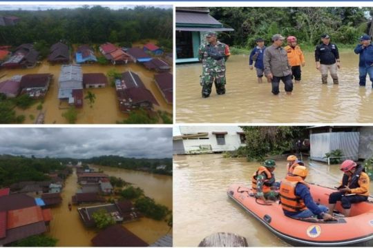 9.642 jiwa terdampak banjir di Kapuas Tengah