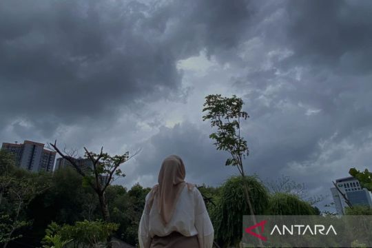 BMKG: Waspadai hujan petir  di sejumlah daerah pada Senin