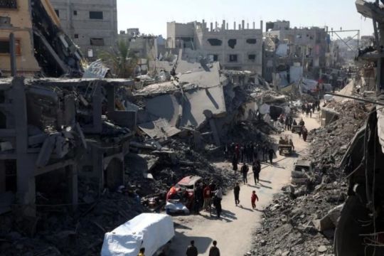 Muslim Gaza berlebaran di tengah kondisi memilukan