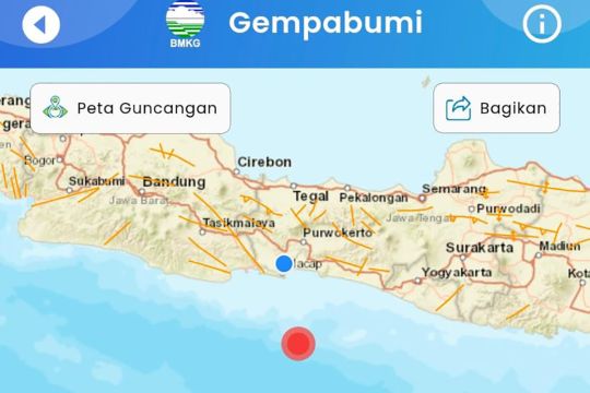 BMKG perbarui informasi parameter gempa Cilacap
